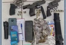 Confronto termina com três mortos no extremo sul da Bahia; armas e drogas foram apreendidas