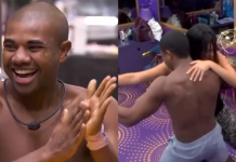 Davi acorda ao som de Nadson O Ferinha e dança arrocha com Alane; veja vídeo