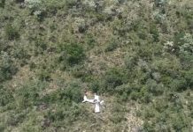 Avião com três pessoas a bordo cai em região de mata fechada na cidade de Barreiras