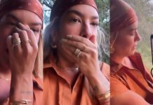 Lore Improta relata sufoco com leão durante safari na África: “Só conseguia rezar”