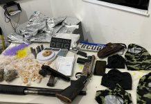 Polícia Civil apreende armas e drogas durante operação