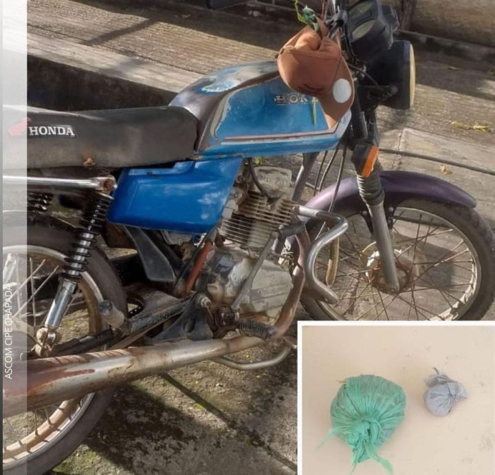 Cipe Chapada apreende moto roubada e drogas em Macajuba