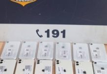 PRF apreende Iphones importados de forma irregular no interior da Bahia
