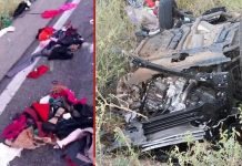 Quatro pessoas morrem após acidente entre três caminhões e um carro Quatro pessoas morrem após acidente entre três caminhões e um carro