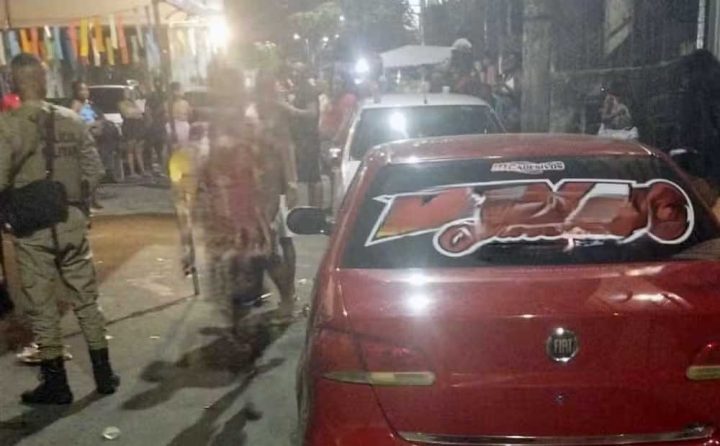 Suspeitos trocam tiros com a Polícia Militar durante festa paredão