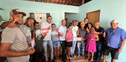 Pré-candidato Davi dos Anjos visita zona rural de Itaberaba e reforça alianças políticas