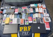 Após arrombar e furtar estabelecimento comercial em Euclides da Cunha, trio é preso na BR 324 com objetos do crime