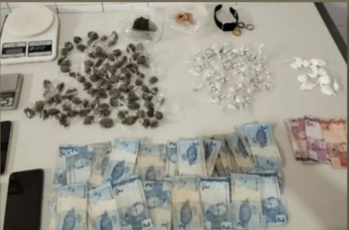 Três pessoas são presas por tráfico de drogas na rua 3 de Maio em Itaberaba