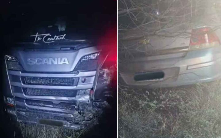 Bebê morre e outras quatro pessoas ficam feridas após batida de frente entre carro e caminhão na Bahia