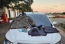 PRF Apreende Arma, Munições e Acessórios em Capim Grosso PRF Apreende Arma, Munições e Acessórios em Capim Grosso