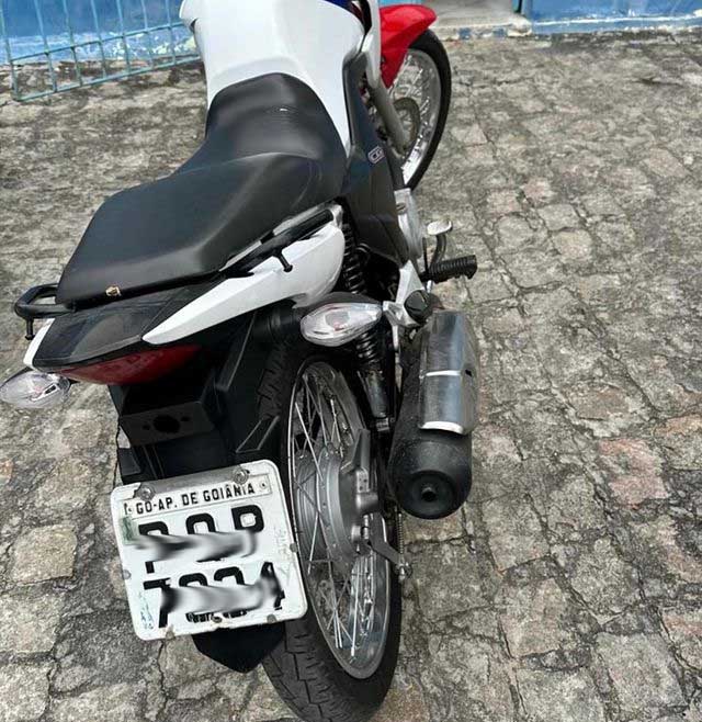 Cipe Chapada apreende moto com restrição de roubo em Itatim Cipe Chapada apreende moto com restrição de roubo em Itatim