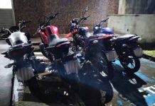 Quatro homens são presos suspeitos de desmanchar motos roubadas Motos roubadas foram apreendidas pela polícia.