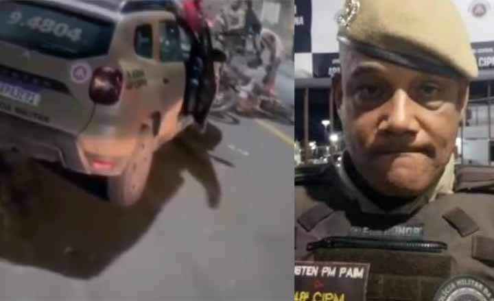 Policial trabalhava quando foi atropelado por motociclista em Salvador