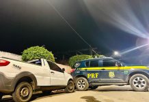 PRF recupera veículo roubado durante Operação Conatus em Aurelino Leal