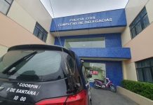 Homem é preso em flagrante suspeito de tentativa de assalto contra policial civil Complexo de Delegacias da Polícia Civil no bairro Sobradinho, em Feira de Santana