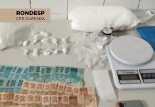 Homem é preso com grande quantidade de drogas no bairro Caititu, em Itaberaba