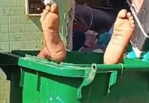 Corpo de homem é encontrado dentro de balde de lixo