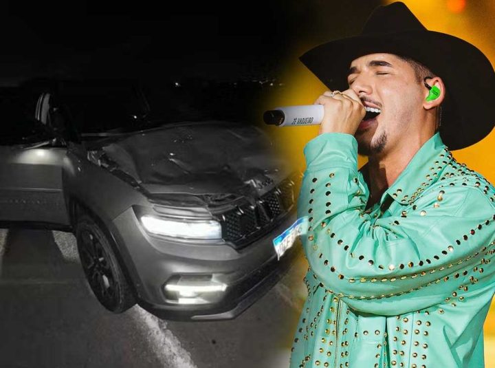 Zé Vaqueiro é envolvido em acidente de carro