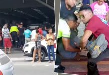 Homem passa mal e invade loja de móveis com carro na Bahia Homem teria passado mal