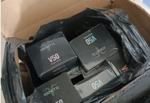 PRF apreende cigarros eletrônicos em ônibus na BR 116, em Feira de Santana