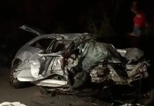 Cinco pessoas morrem em acidente entre dois carros na Estrada do Feijão