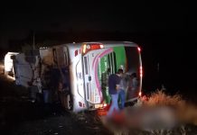 Ônibus que tombou na BR-110 não tinha licença para fazer viagem; acidente deixou quatro mortos e 15 feridos