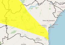 Com possibilidade de formação de ciclone, mais de 90 cidades da Bahia têm risco de chuvas intensas Outras cidades da Bahia também estão com previsão de chuvas intensas, mas com alerta amarelo, que significa perigo potencial