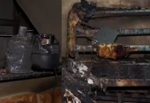 Casa é totalmente destruída em incêndio provocado por carregador de celular Casa é totalmente destruída em incêndio provocado por carregador de celular