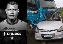 Jogador de futebol morre em acidente de carro na Bahia