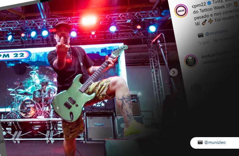 Van que levava membros da banda CPM 22 é roubada no Rio