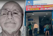Ganhador de R$ 201 milhões da Mega-Sena morre 24 dias após retirar prêmio Ganhador de R$ 201 milhões da Mega-Sena morre 24 dias após retirar prêmio
