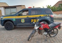 PRF recupera motocicleta com adulteração em Antas