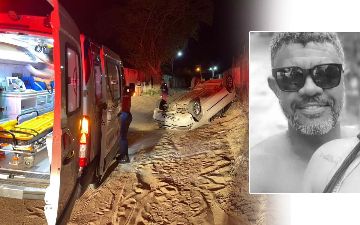 Homem morre após carro bater em muro e capotar em Conceição do Coité