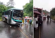 Batida com ônibus que transportava evangélicos para congresso deixa feridos na Bahia Acidente entre ônibus e carreta deixa feridos na BA-093, em Acajutiba