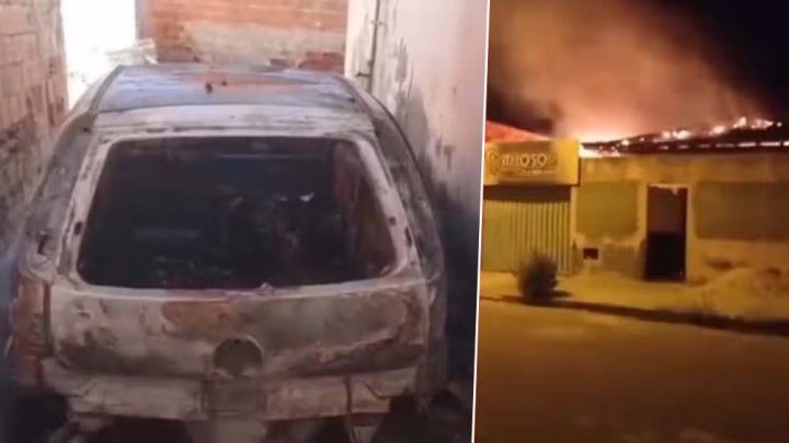 Homem tem carro e casa incendiados na Bahia