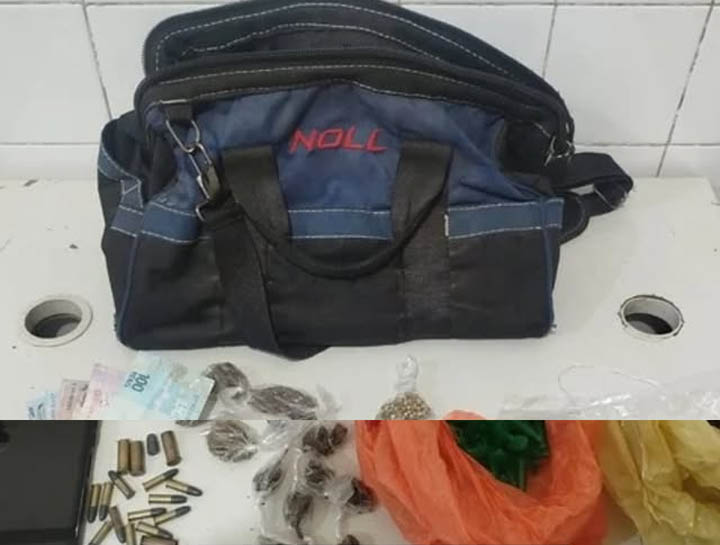 Polícia apreende drogas e munições durante abordagem em Itaberaba