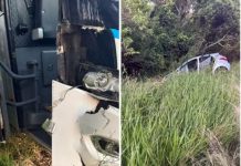 Motorista sofre acidente, sai do carro para pedir socorro e morre atropelada por ônibus