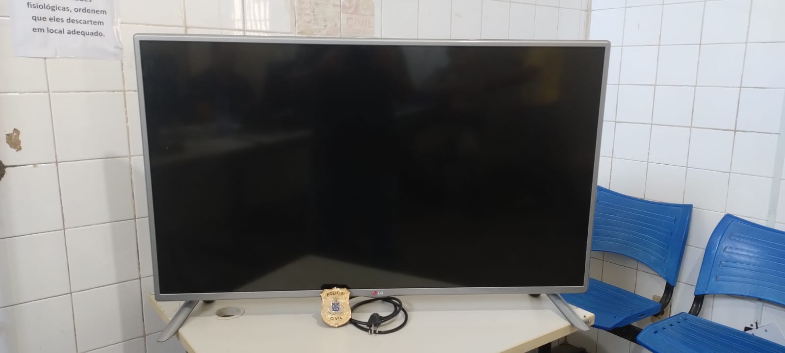 Polícia Civil recupera TV furtada de residência em Itaberaba