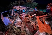 Acidente entre três veículos deixa seis feridos