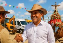 Jerônimo Rodrigues entrega equipamentos e participa da tradicional Festa dos Vaqueiros em Milagres