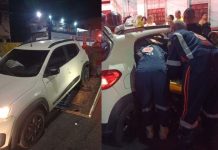 Três pessoas da mesma família ficam feridas em acidente Acidente em Salvador hoje