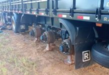 Motorista de caminhão é feito refém e veículo tem pneus e combustível roubados na Bahia Motorista de caminhão é feito refém e veículo tem pneus e combustível roubados na Bahia