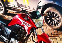 Após acidente, moto roubada em 2018 é recuperada pela PRF em Conceição do Jacuípe