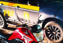 Após acidente, moto roubada em 2018 é recuperada pela PRF em Conceição do Jacuípe
