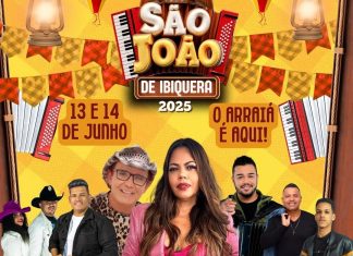 São João antecipado de Ibiquera será nos dias 13 e 14 de Junho. Confira as atrações São João de Ibiquera