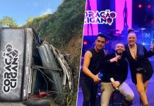 Músicos de banda de forró ficam feridos após ônibus tombar na Bahia