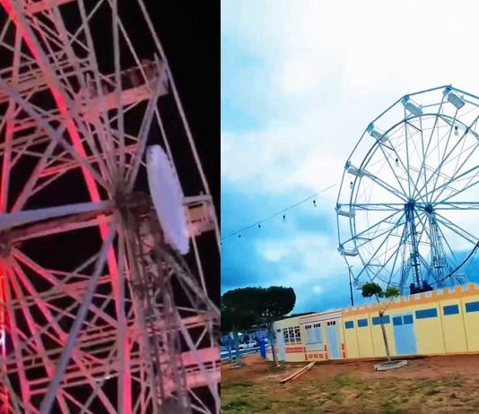 Criança cai de roda gigante em festa de São João em Ipirá Criança cai de roda gigante em festa de São João em Ipirá