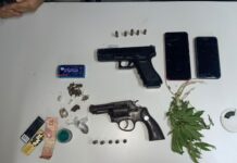 Polícia apreende arma de fogo e munições após denúncia anônima em Iaçu