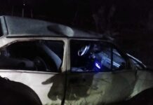 Carro capota e deixa feridos na BA-046