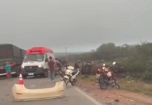 Acidente deixa dois mortos e cinco feridos na BA-120